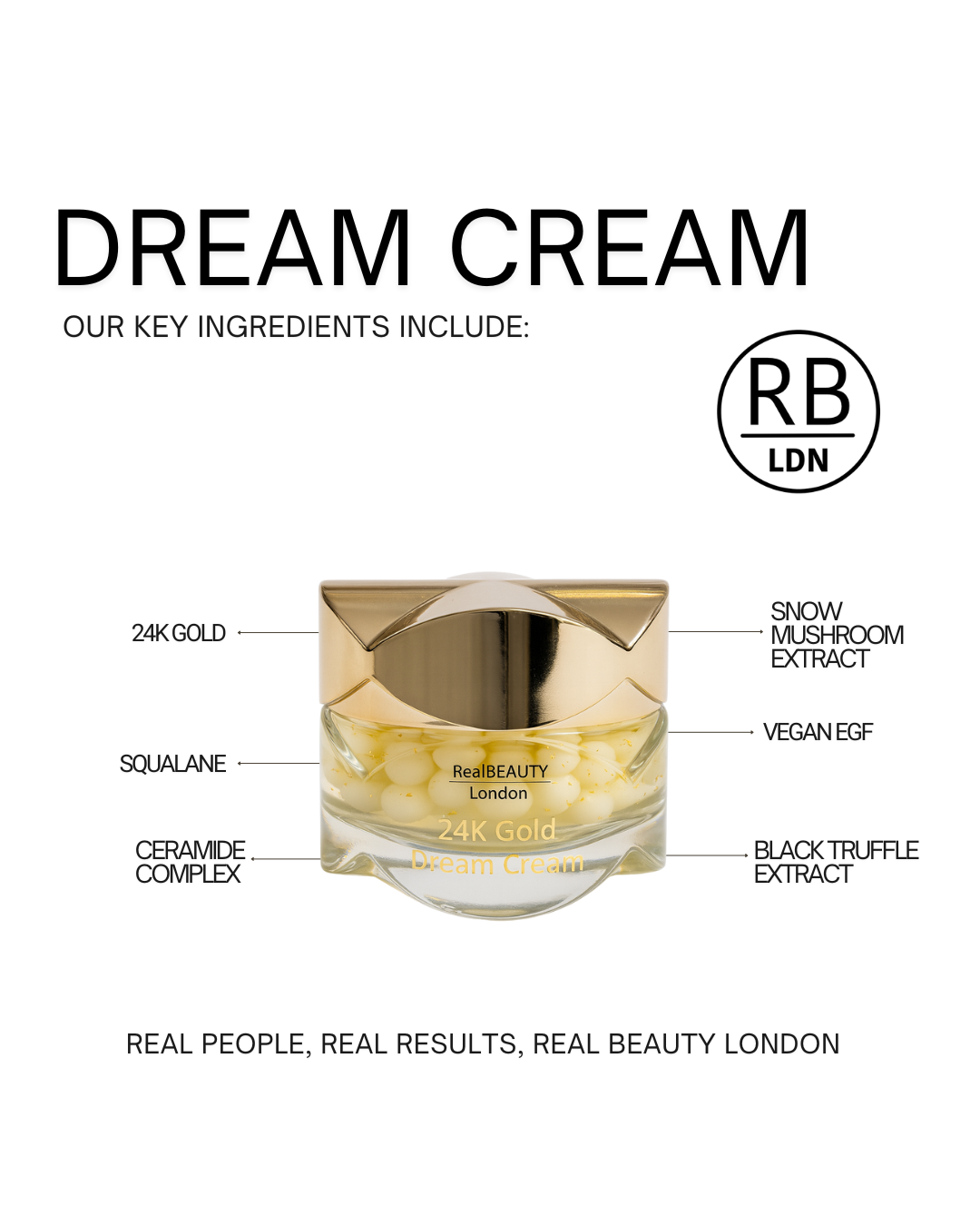 24K Gold Dream Cream - Day/Night Moisturiser