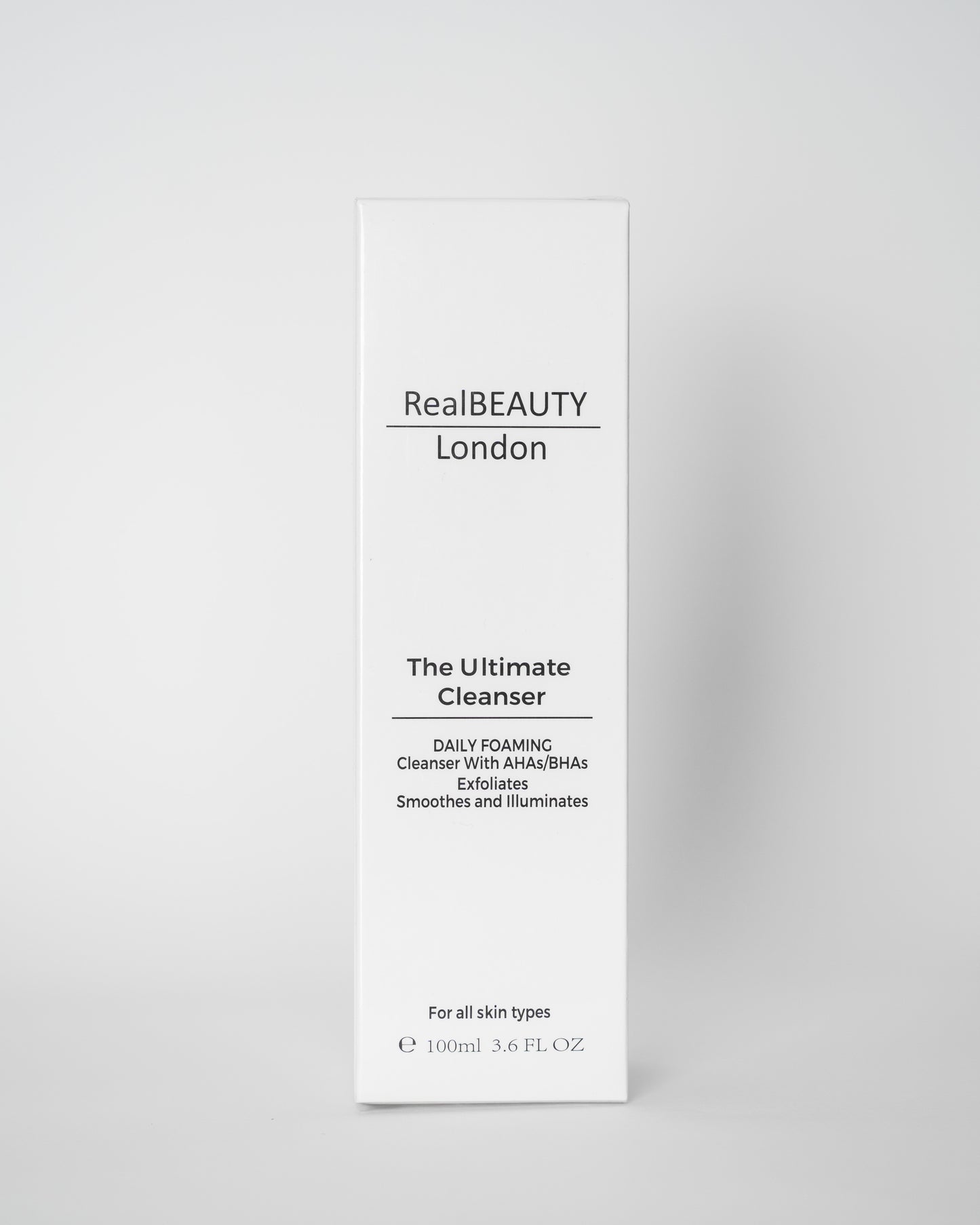 Ultimate Cleanser Box Front Facing | Real Beauty London