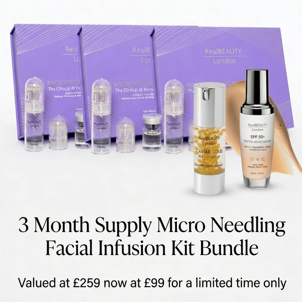 Micro Needling Facial Infusion Kit + FREE SPF 50 & Peptide Serum