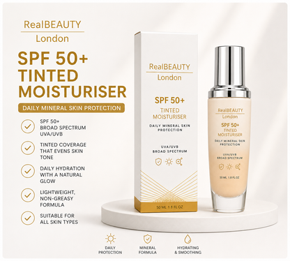 PRE ORDER 1 AUGUST - Tinted SPF 50 Moisturiser - Mineral Based - UVA/UVB Protection
