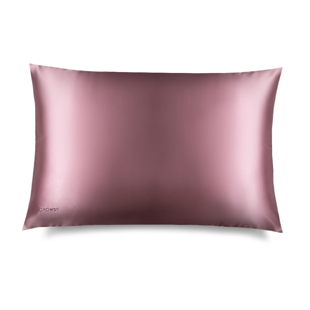 Damask Rose Silk Pillowcase