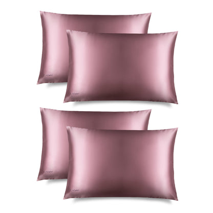 Damask Rose Silk Pillowcase