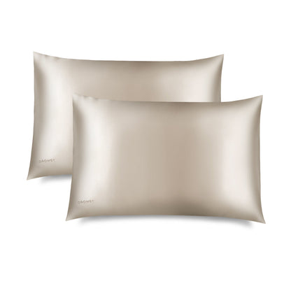 Dusty Gold Silk Pillowcase