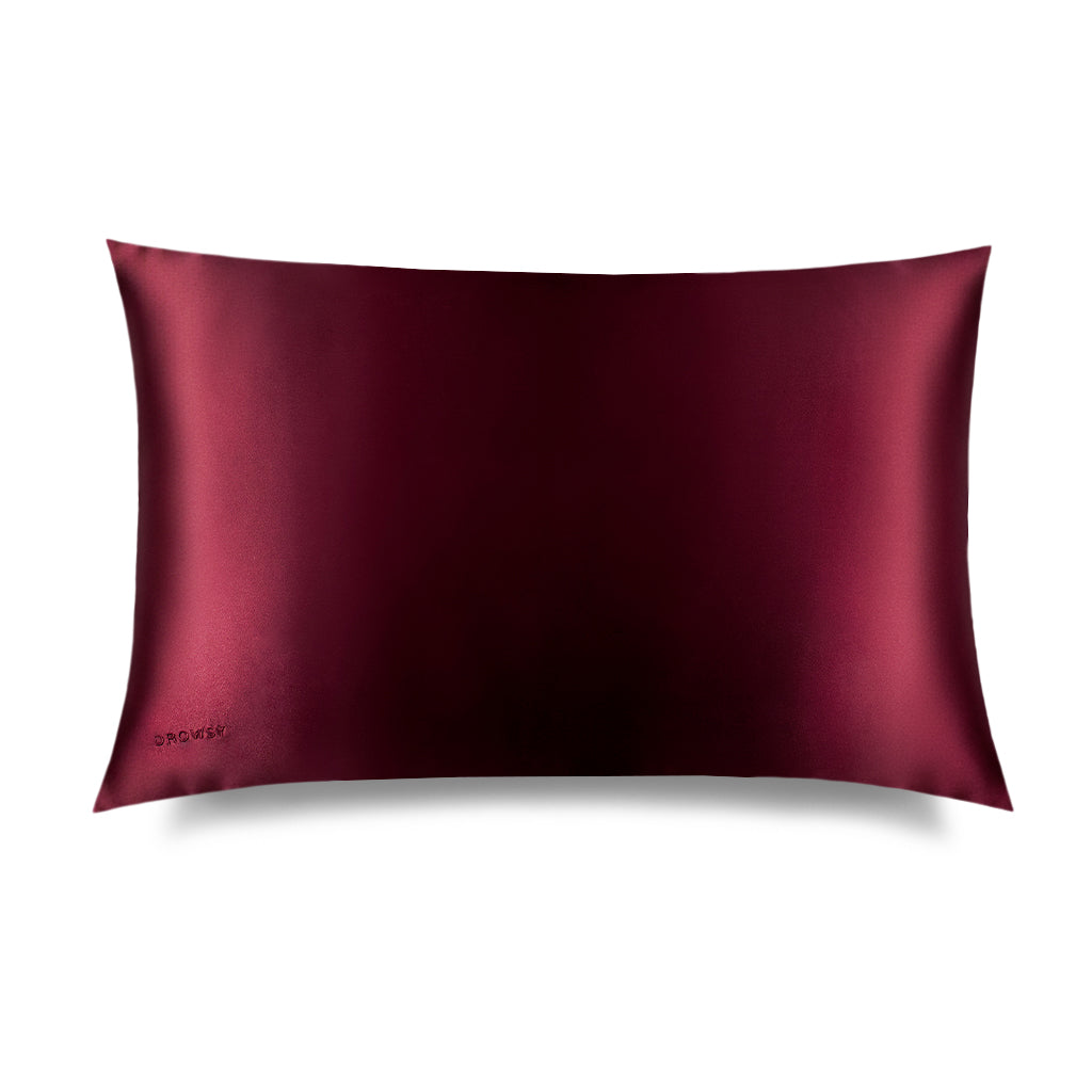 La Vie En Rouge Silk Pillowcase