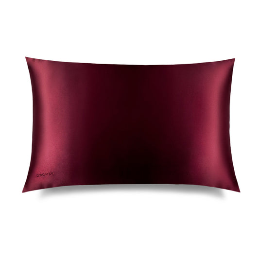La Vie En Rouge Silk Pillowcase