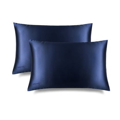 Midnight Blue Silk Pillowcase