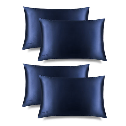 Midnight Blue Silk Pillowcase
