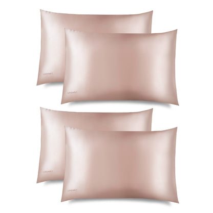 Sunset Pink Silk Pillowcase
