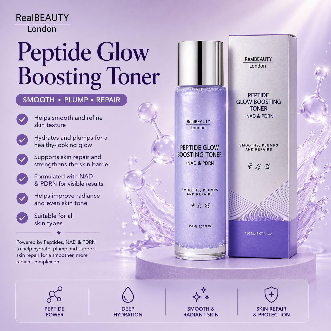 Peptide Glow Boosting Toner